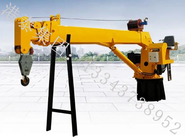 浙江舟山船用起重機(jī)公司新型液壓回轉(zhuǎn)起重機(jī)應(yīng)用廣泛