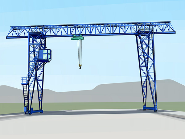 四川德陽龍門吊廠家出租30t雙梁吊鉤門式起重機