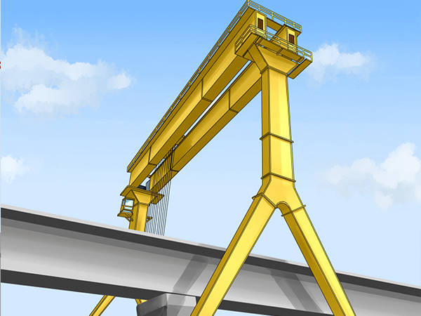 龍門吊生產廠家出租10噸上包下花起重機重慶明德