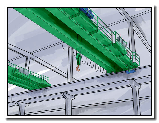 湖南長沙行車行吊廠家行車的安全保護裝置